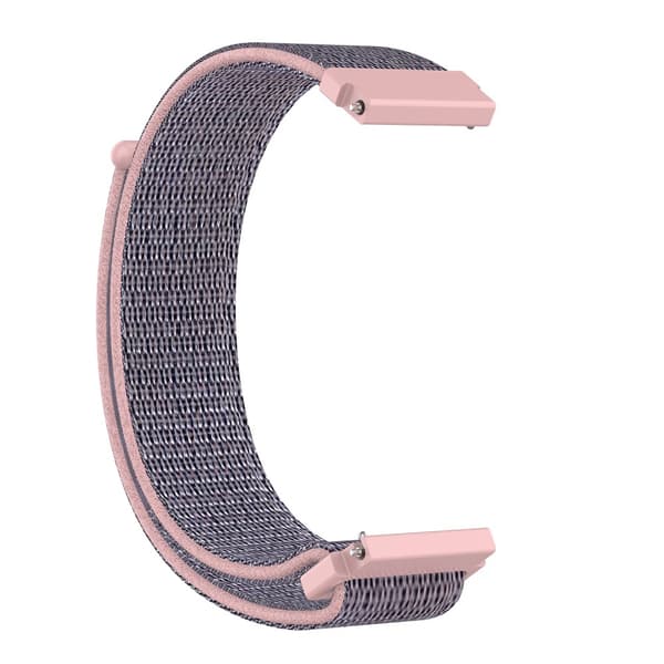 Nylonrem Samsung Galaxy Watch 46mm Grå/Rosa