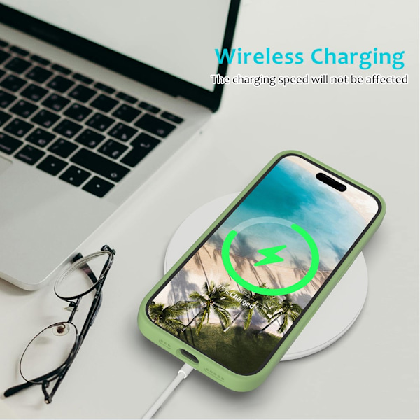Silikonecover iPhone 16 Grøn