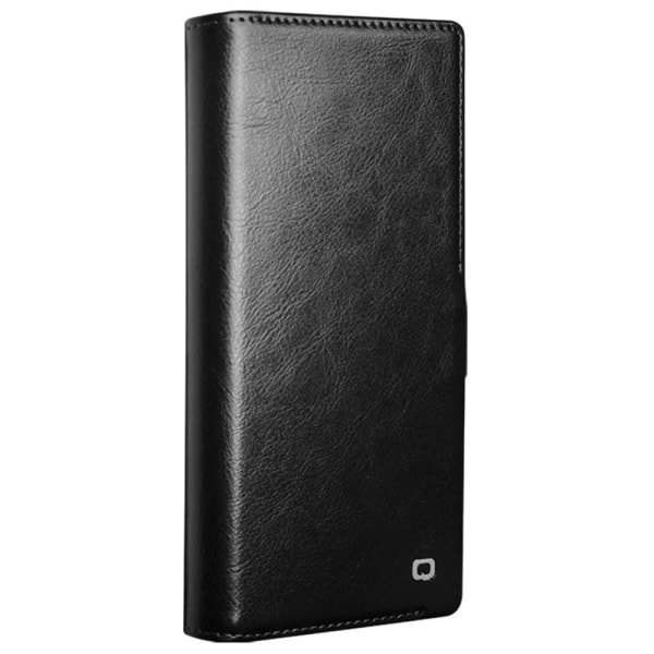 Qialino Leather Wallet Case Samsung Galaxy S24 Ultra Black