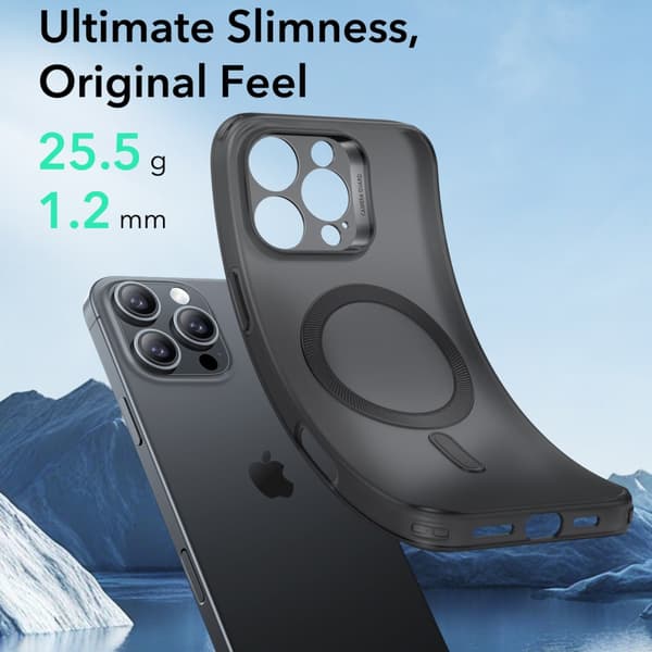 ESR Project Zero MagSafe Skal iPhone 16 Frosted Svart