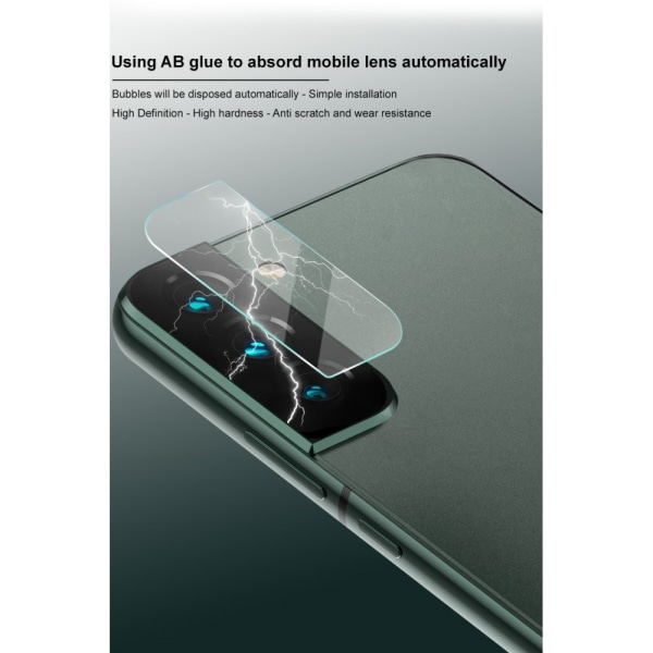 IMAK 2 Pack Härdat Glas Linsskydd Galaxy S22/ S22 Plus