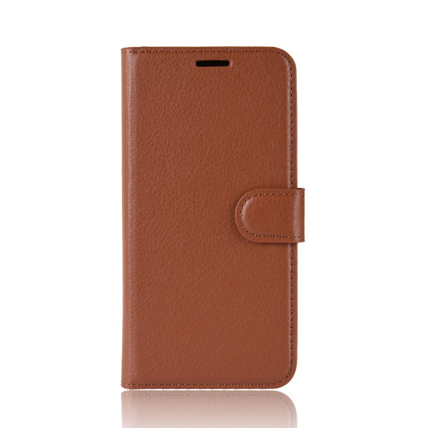 Mobilfodral Läder iPhone XS Max Brun