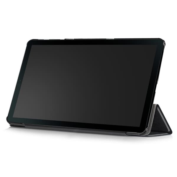 Tri-Fold-teline nahkakotelo Samsung Galaxy Tab A 2019 Musta