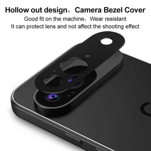 Imak Hærdet Glas Linsebeskytter Google Pixel 9 Sort