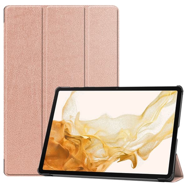 Samsung Galaxy Tab S10 Plus Etui Tri-fold Rosa