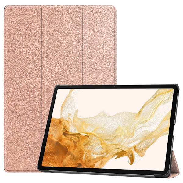 Samsung Galaxy Tab S10 Plus Fodral Tri-fold Rosa