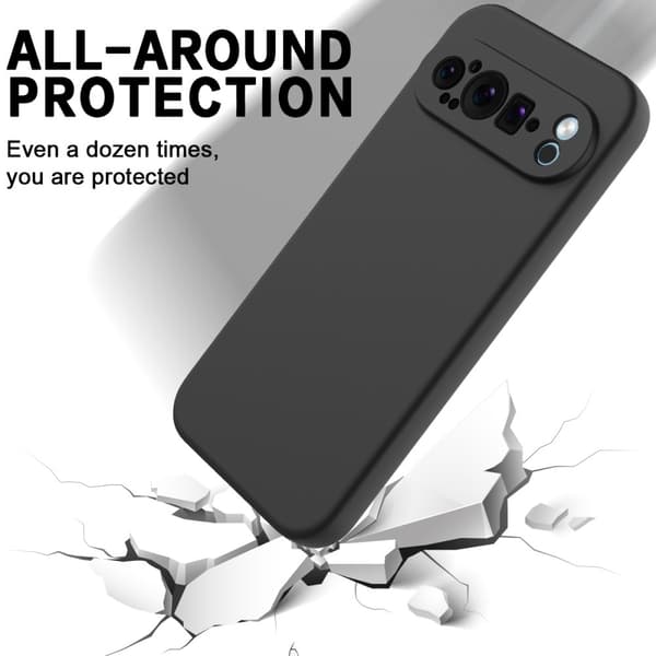 Silikonikuori Google Pixel 9 Pro Musta