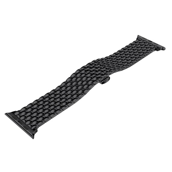 Metallarmband i Fjärilspänne Apple Watch Ultra 2 49mm Svart