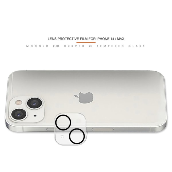 Mocolo Full Cover Kamerabeskyttelse iPhone 14 Hærdet glas