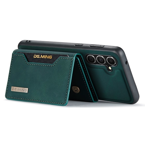 DG.MING 2 in 1 Magnetic Card Slot Case Samsung Galaxy S25 Green