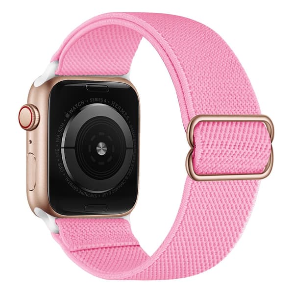 Elastisk nylonrem Apple Watch Series 11 46mm Rosa