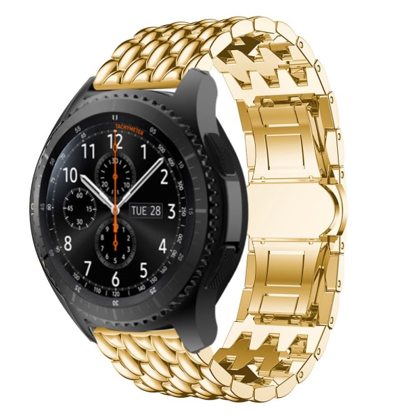 Metallarmband i Fjärilsspänne Samsung Galaxy Watch 46mm Guld
