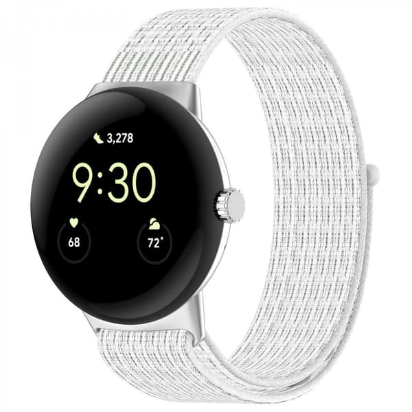 Nylonrem Google Pixel Watch 4 41mm Hvid