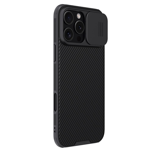 Nillkin CamShield -kuori iPhone 16 Prolle, musta