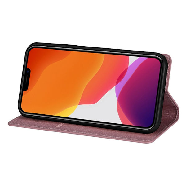Kimalteleva lompakkokotelo iPhone 13 Mini - ruusukulta