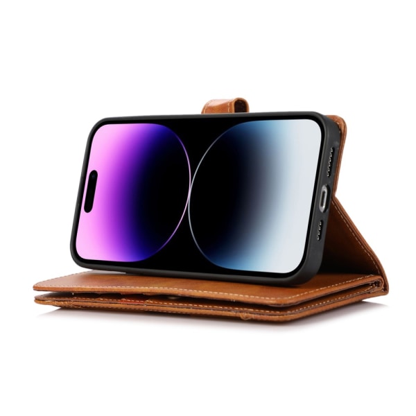 Plånboksfodral Multi-Slot iPhone 15 Pro Max Cognac