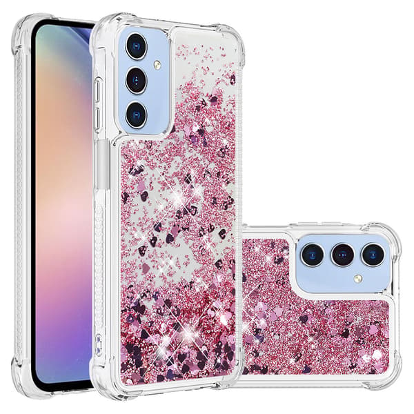 Glitter Bling TPU Case Samsung Galaxy A26 Roséguld