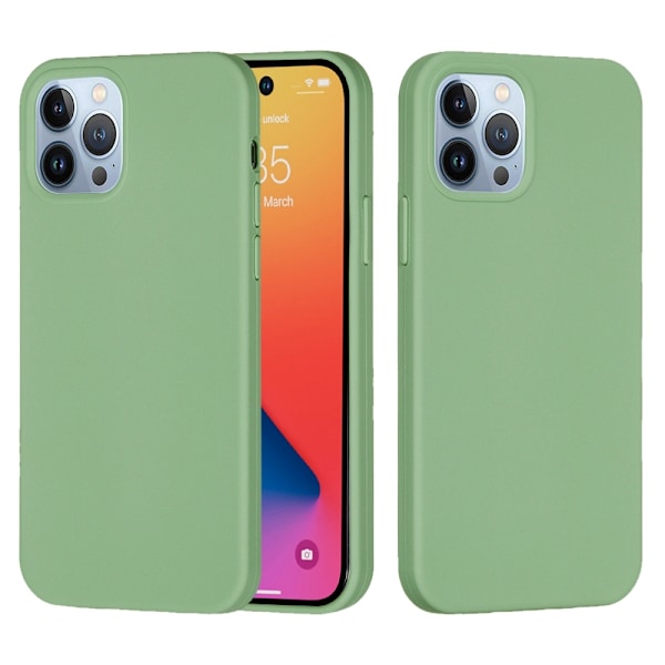 Silikonskal iPhone 14 Pro Grön