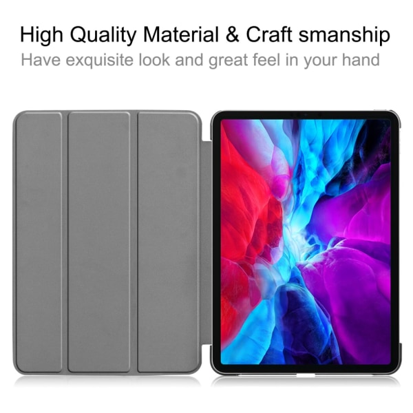 iPad Pro 12.9 3. generation (2018) Etui Tri-fold Sort