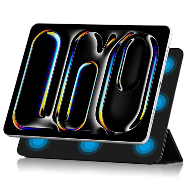 iPad Pro 13 7. generation (2024) Etui Tri-fold Magnetisk Sort