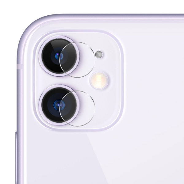 HAT PRINCE Linsebeskyttelse 0,2mm Hærdet Glas iPhone 11 Transparent