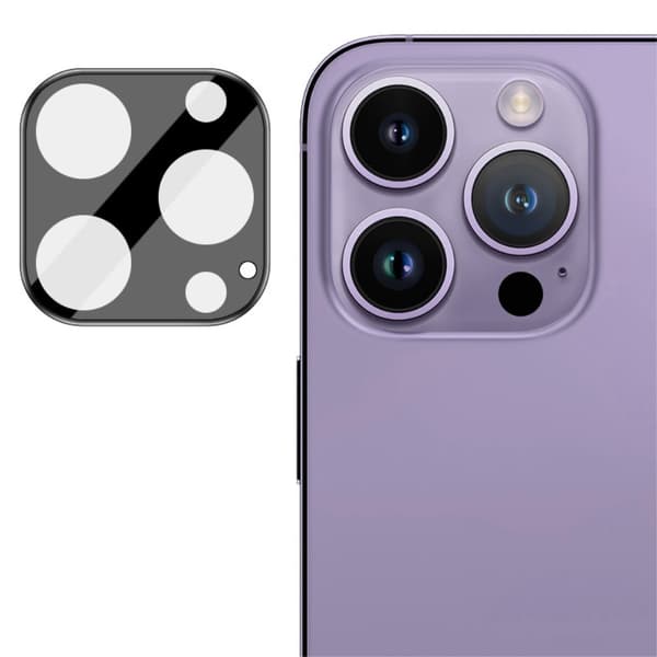 Imak Hærdet Glas Linsebeskyttelse iPhone 16 Pro Max Sort
