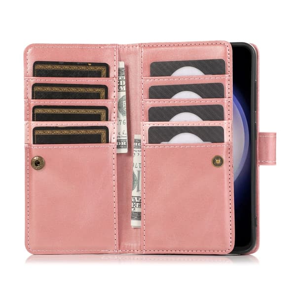 Pungetui Multi-Slot Samsung Galaxy S24 Roséguld