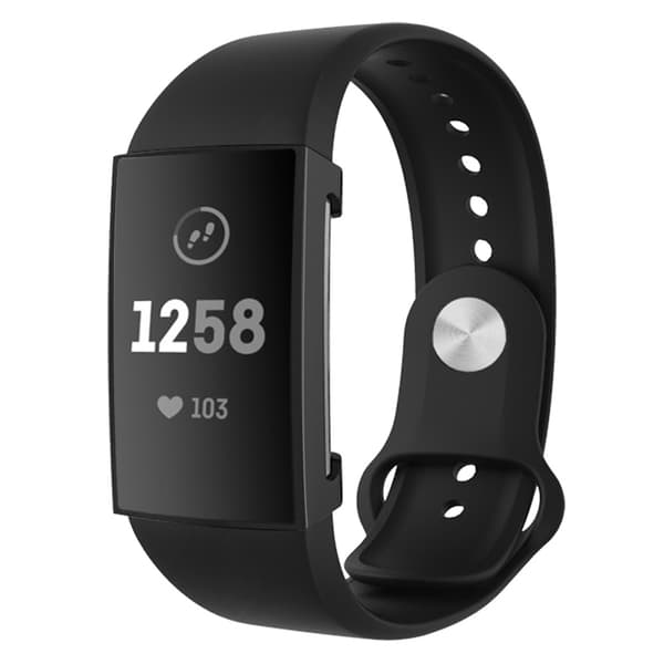 Heltäckande TPU Skal Fitbit Charge 3/4 Svart