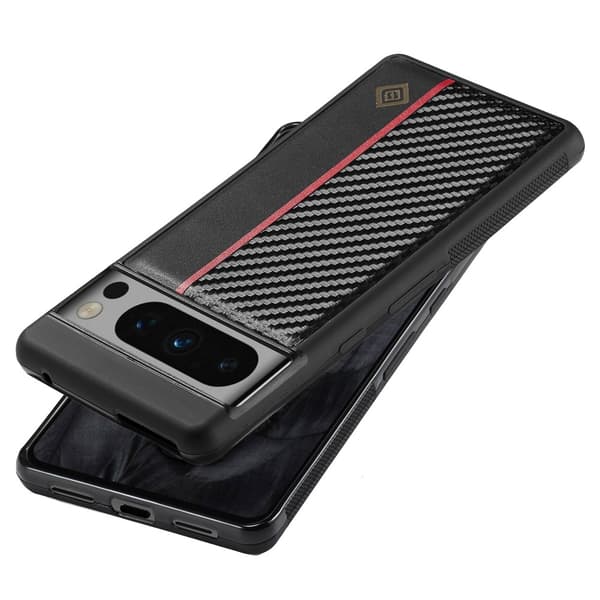 LC.IMEEKE Google Pixel 8 Pro -kuori hiilikuitutekstillä
