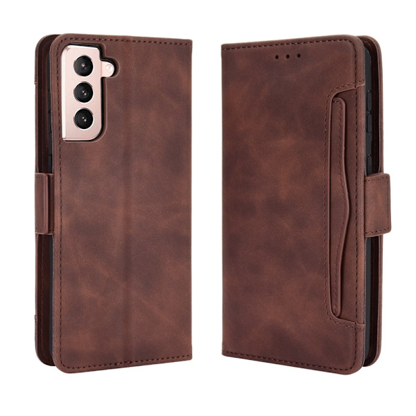 Multi Slot Pungetui Samsung Galaxy S21 Plus Brun