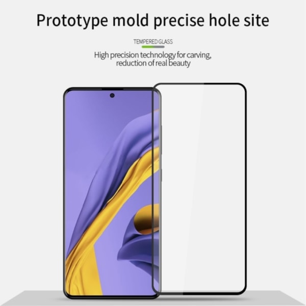 Hærdet glas skærmbeskyttelse til Samsung Galaxy S23 FE - Sort