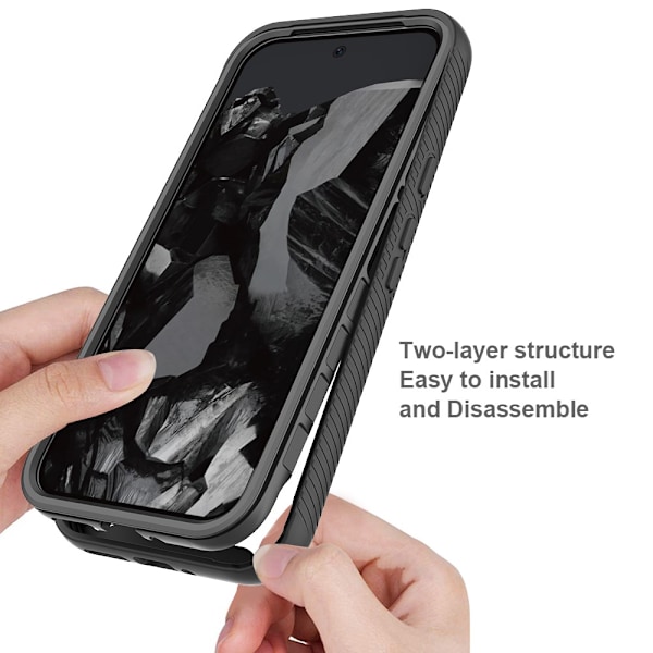 Allround Cover Skal Google Pixel 9 Pro XL Sort