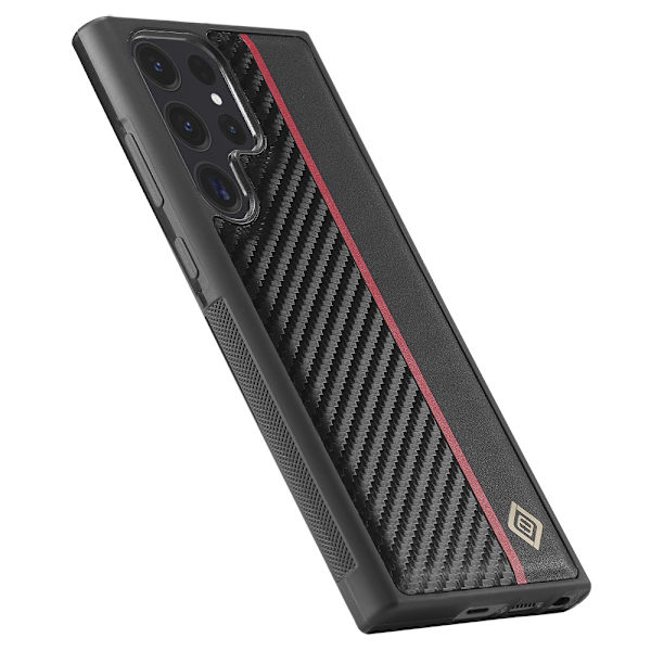 LC.IMEEKE Kuori Samsung Galaxy S24 Ultra Hiilikuitutekstuurista