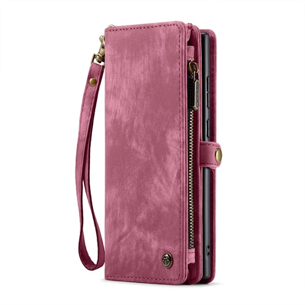 CaseMe Multi-Slot 2 i 1 Pungetui Galaxy S25 Ultra Rød