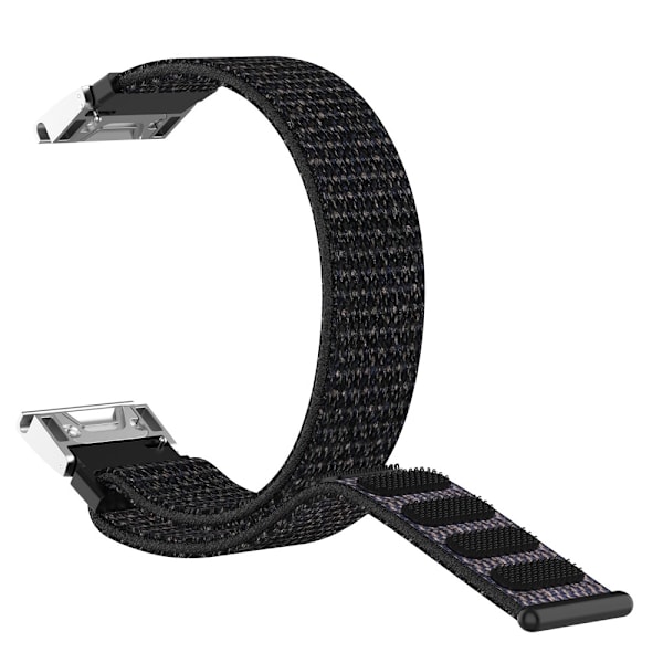 Nylonarmbånd Garmin Fenix 7X Sort