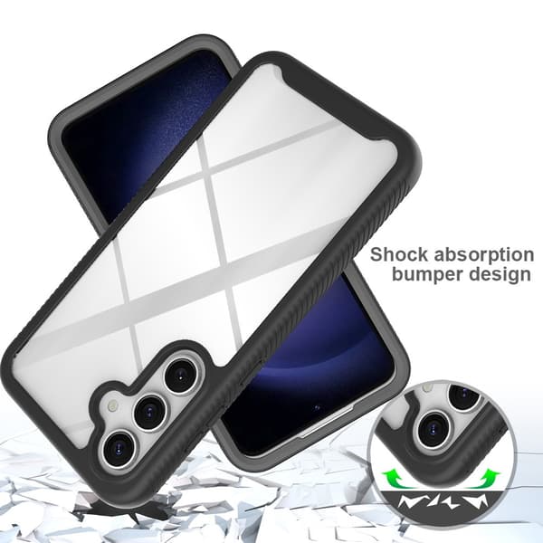 360 Full Cover Edge Case Samsung Galaxy S24 FE Black