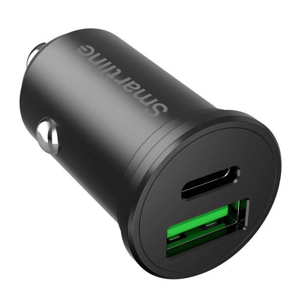 Smartline Dual Car Charger PD 45W musta