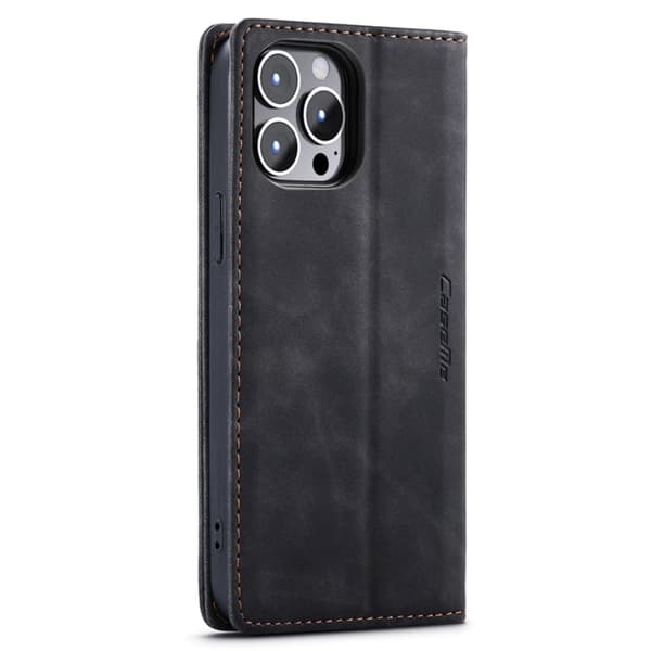 CaseMe Slim Lompakkokotelo iPhone 14 Pro Max Musta