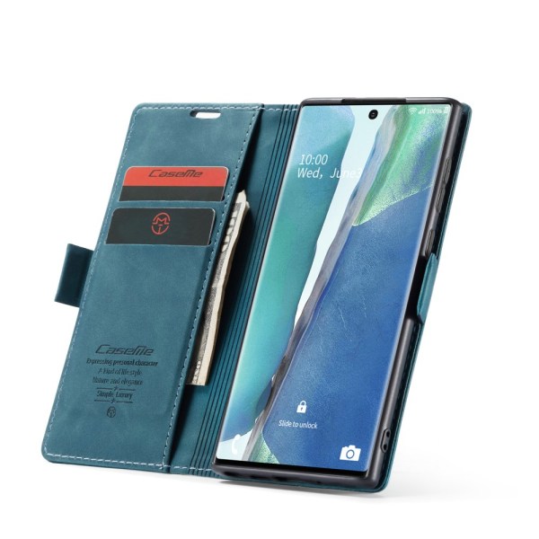 CaseMe Slim Plånboksfodral Galaxy Note 20 Ultra Blå