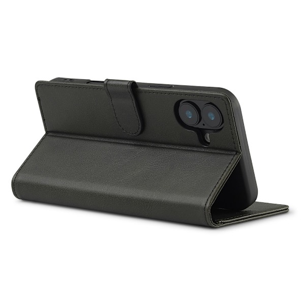 LC.IMEEKE Plånboksfodral iPhone 16 Svart