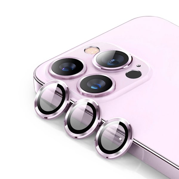 Hat Prince Linsebeskyttelse iPhone 14 Pro/14 Pro Max Hærdet Glas Lilla
