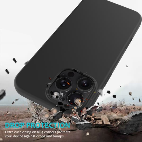 Silikonskal iPhone 16 Pro Svart