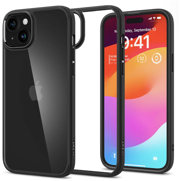 Spigen iPhone 15 Case Ultra Hybrid Matte Black