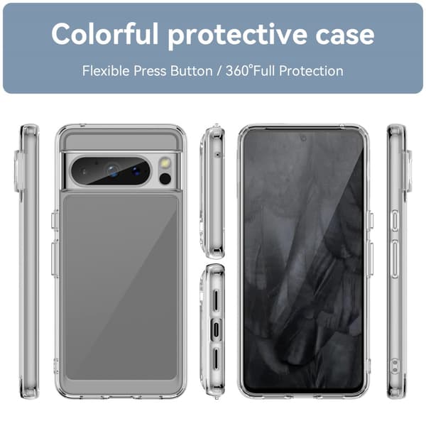 Hybrid Edge Skal Google Pixel 8 Pro Transparent