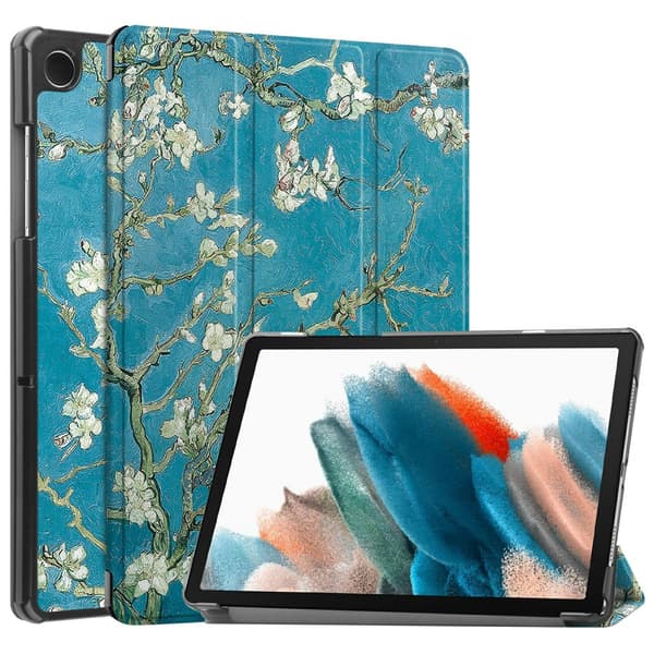 Samsung Galaxy Tab A9 Plus -kotelo Tri-fold Kirsikankukat