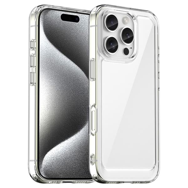 Hybrid Edge Skal iPhone 16 Pro Transparent