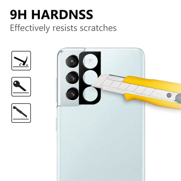 Hele linsebeskyttelse 0,2 mm Samsung Galaxy S21 Plus Sort