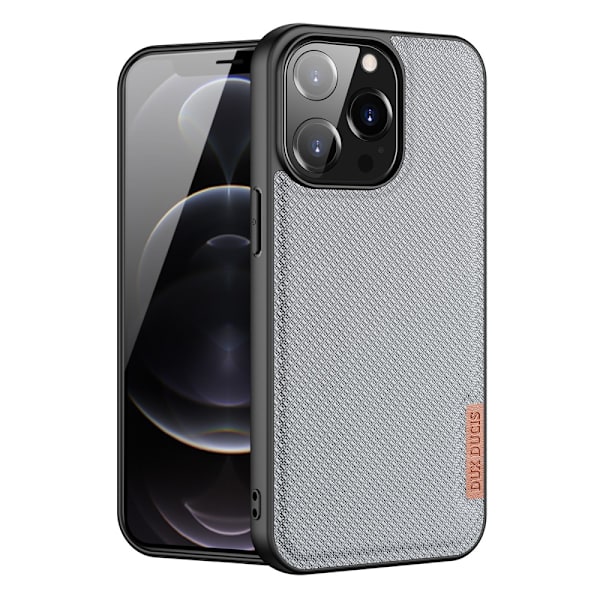 Dux Ducis Fino -sarjan kuori iPhone 13 Prolle, harmaa