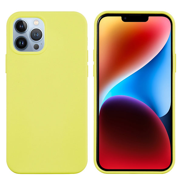 Silikonskal iPhone 15 Pro Gul
