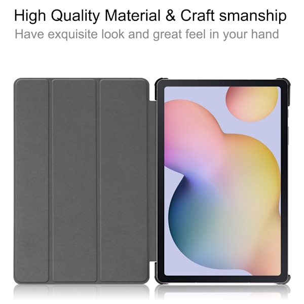 Samsung Galaxy Tab S7/S8 Etui Tri-fold Sort